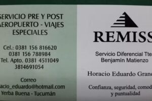Remis Servicio Diferencial Tte Benjamin Matienzo