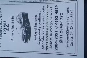 Remiser&iacute;a &ldquo;El 22&rdquo;