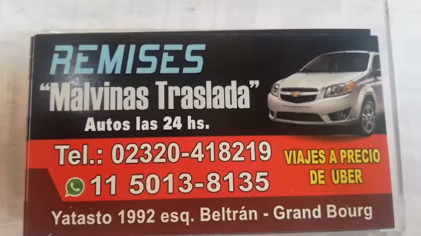 Remiseria Malvinas traslada