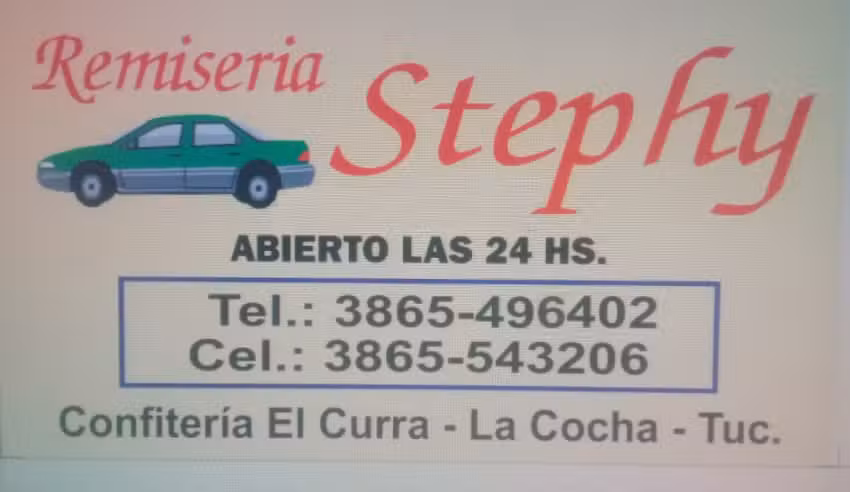Remiser&iacute;a Stephy