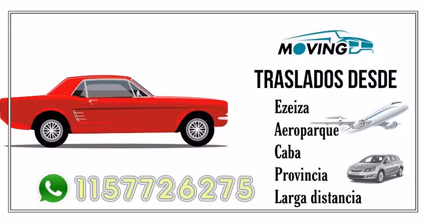 Transfer Moving – Traslados Aeropuertos Ezeiza Aeroparque